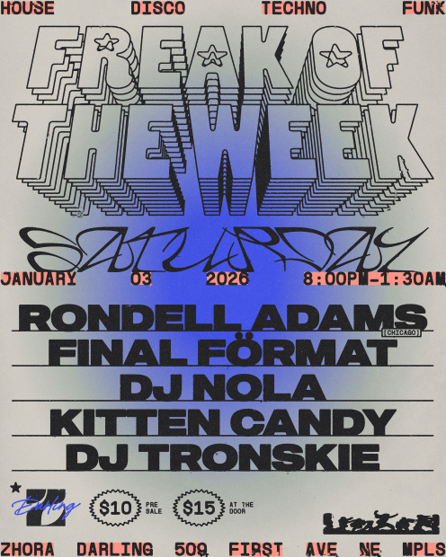 Freak of the Week Jan 2026 Flyer