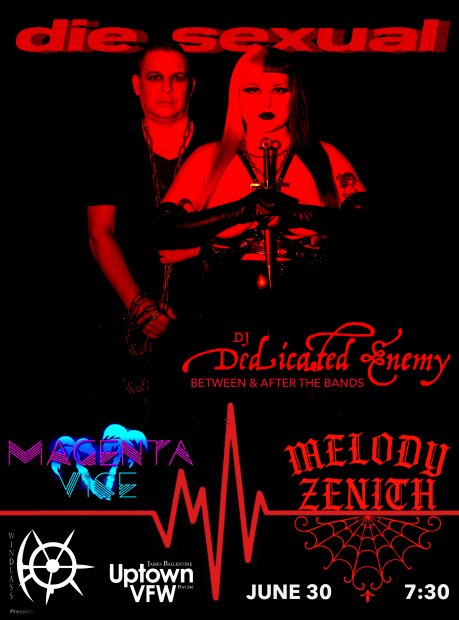 Die Sexual with Melody Zenith, Magenta Vice & Dedicated Enemy
