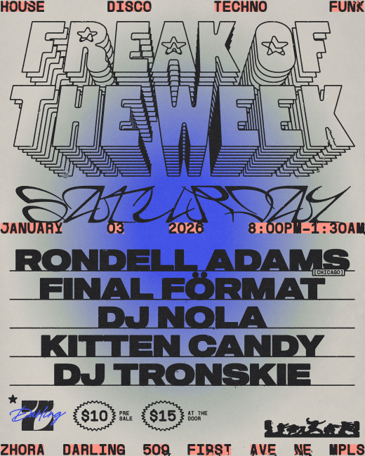 Freak of the Week Jan 2026 Flyer